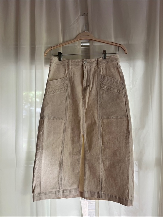 Habitual Dresses & Skirts - Habitual Cream Utility Midi Skirt